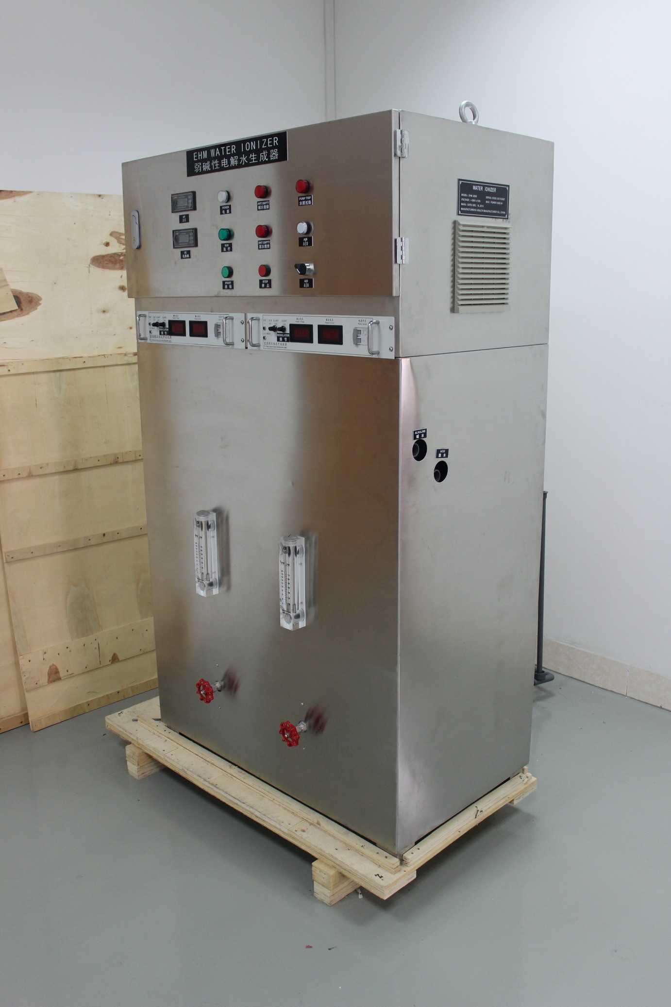 Große Kapazität Wasser ionizer, das mit dem Brauchwasserbehandlungs-System Modell EHM-1000 incoporating ist