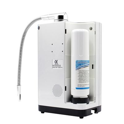 Home Water Ionizer Alkaline Water Machine with pH 4.0~10.0 Range 110-220V Voltage and 8-12 Months Pre-Filter Life