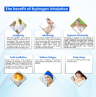 Wasserstoff-Wasser-Produzent 600ml/Min Hydrogen Inhaler Breathing Machine